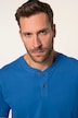 JP 1880 Henley, Buik-Fit, korte mouwen, ronde hals, tot 8XL