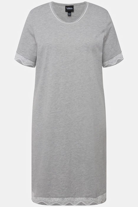 Short Sleev Lace Trim Nightgown | Nightgowns | Sleepwear