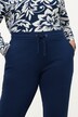 sweatbroek Rose, wijde, rechte pijpen, elastische band