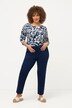sweatbroek Rose, wijde, rechte pijpen, elastische band