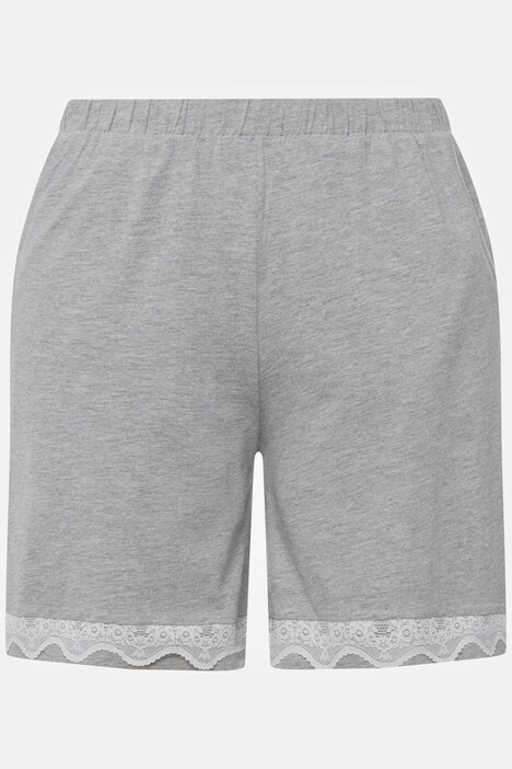 Lace Trim Short Pajama Set