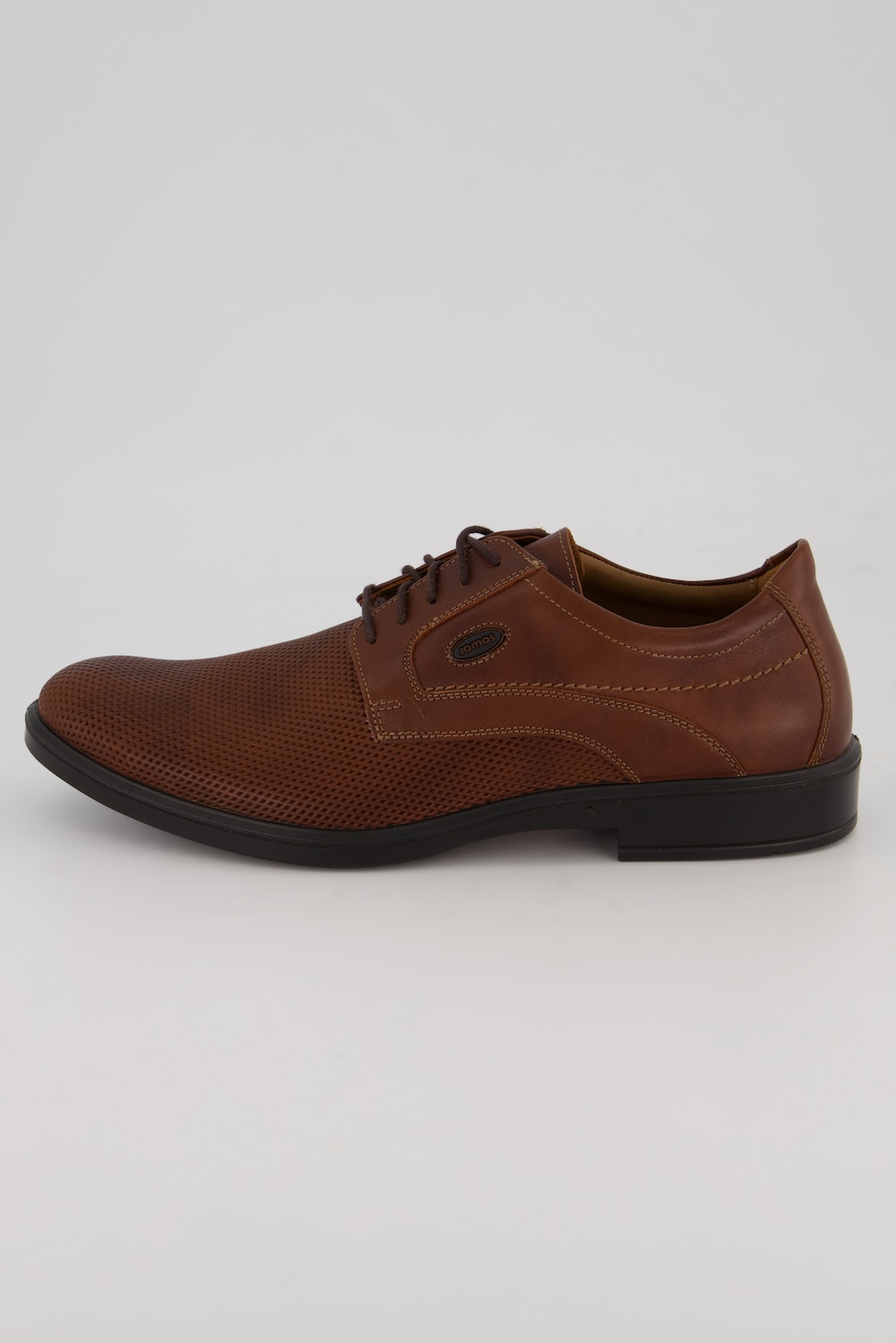 Grote Maten business schoenen, Heren, bruin, Maat: 43, Leer, JP1880