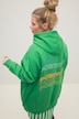 Hoodie, oversized, Kapuzen Sweater, Rücken Print, Langarm