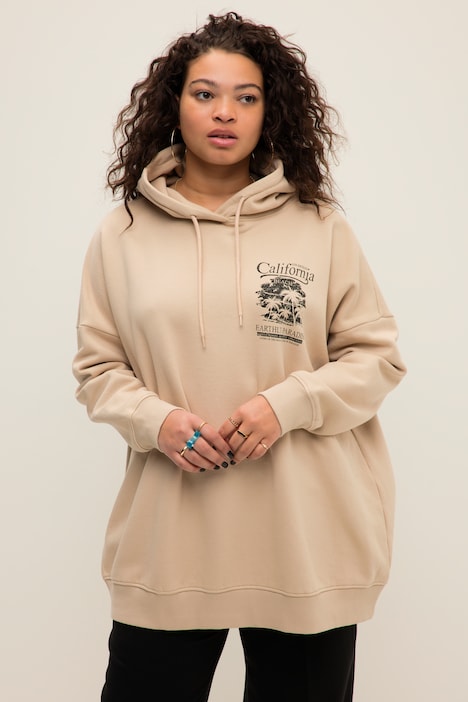 Oversized discount graphic hoodie