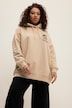 Hoodie, oversized, Rückenprint, Kapuze, Langarm