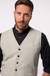 Gilet en tweed de costume bavarois, laine mélangée et motif Salt & pepper. Dos en maille