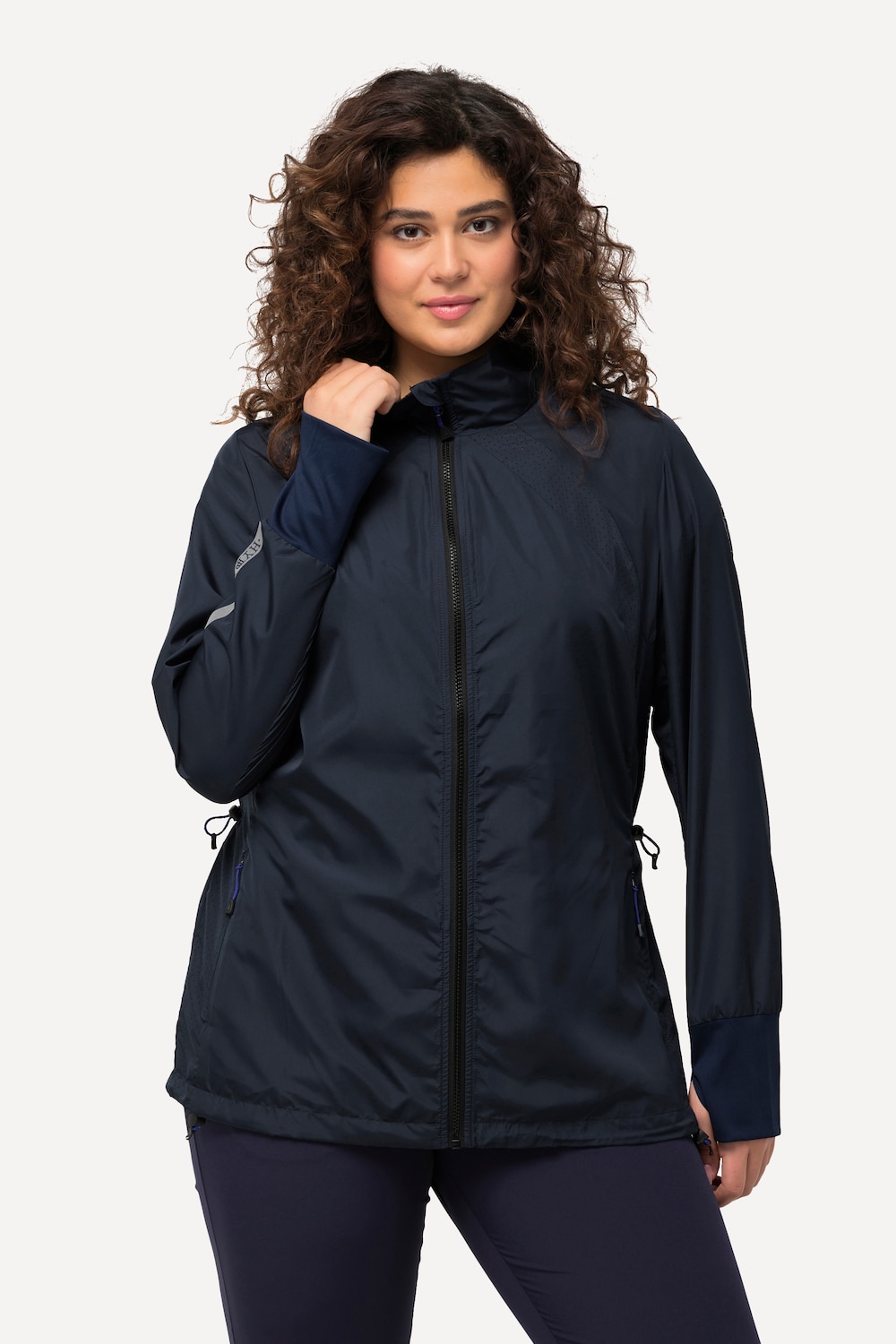 Große Größen HYPRAR Jacke, Damen, blau, Größe: 46/48, Polyester, Ulla Popken