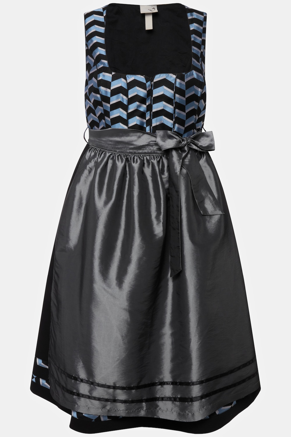 Stora storlekar Folkdräkt, Dam, svart, storlek: 46, Bomull/Polyester/Syntetfibrer, Ulla Popken