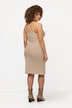 Häkelkleid, V-Ausschnitt, Spaghettiträger, ärmellos