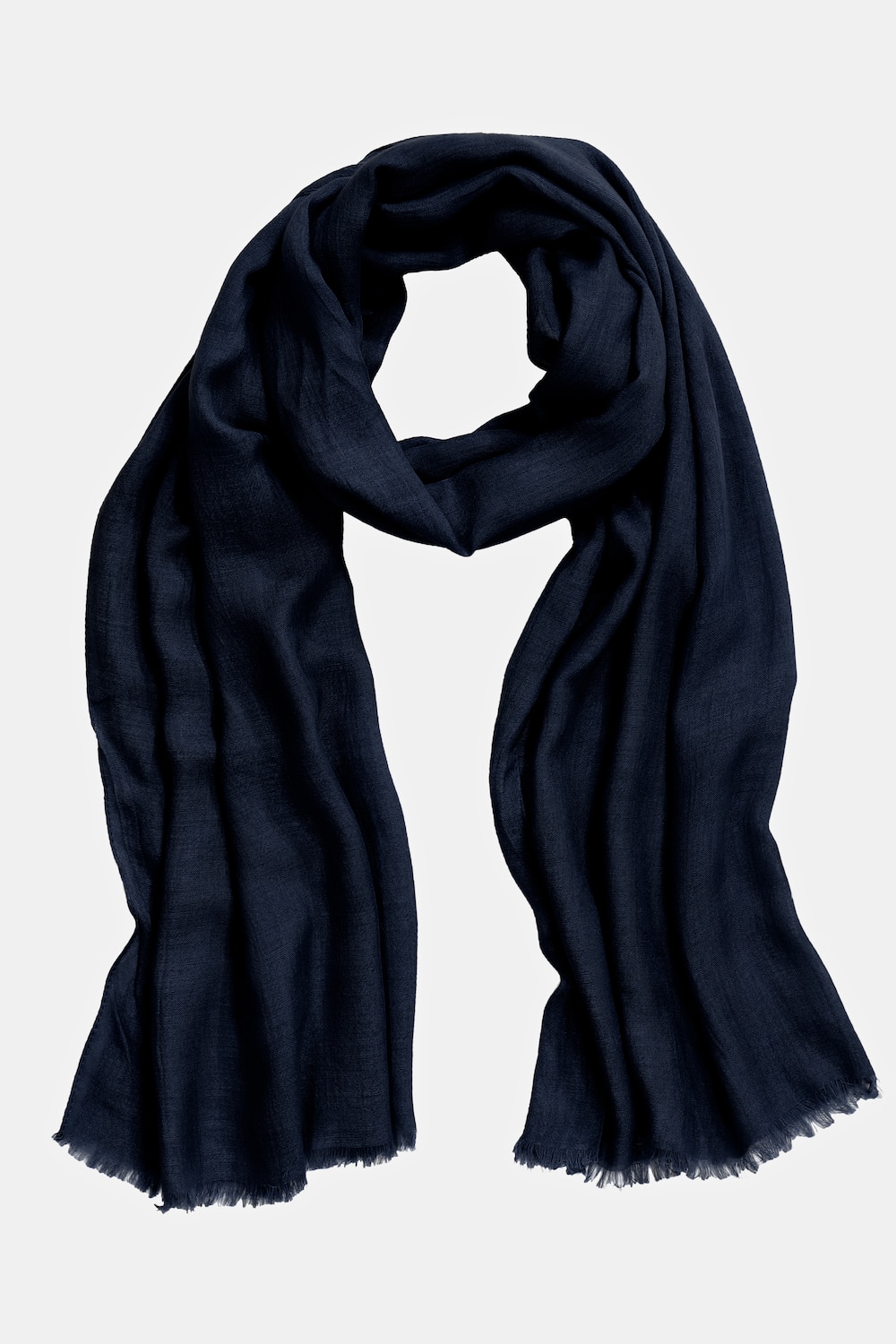Grote Maten sjaal, Dames, blauw, Maat: One Size, Viscose, Ulla Popken