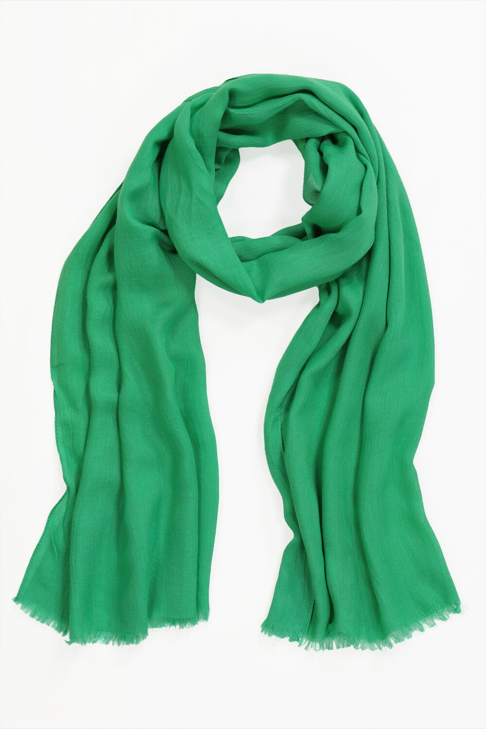 Grote Maten sjaal, Dames, groen, Maat: One Size, Viscose, Ulla Popken