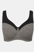 Soutien-gorge de maintien avec motif, sans armatures – bonnet C - F