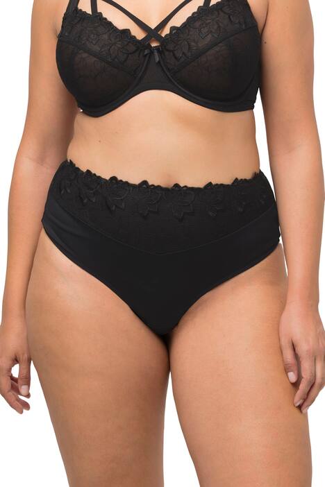 String kalhotky, vyšívaná síťovina