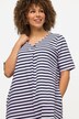 Striped Short Sleeve T-Shirt Dress