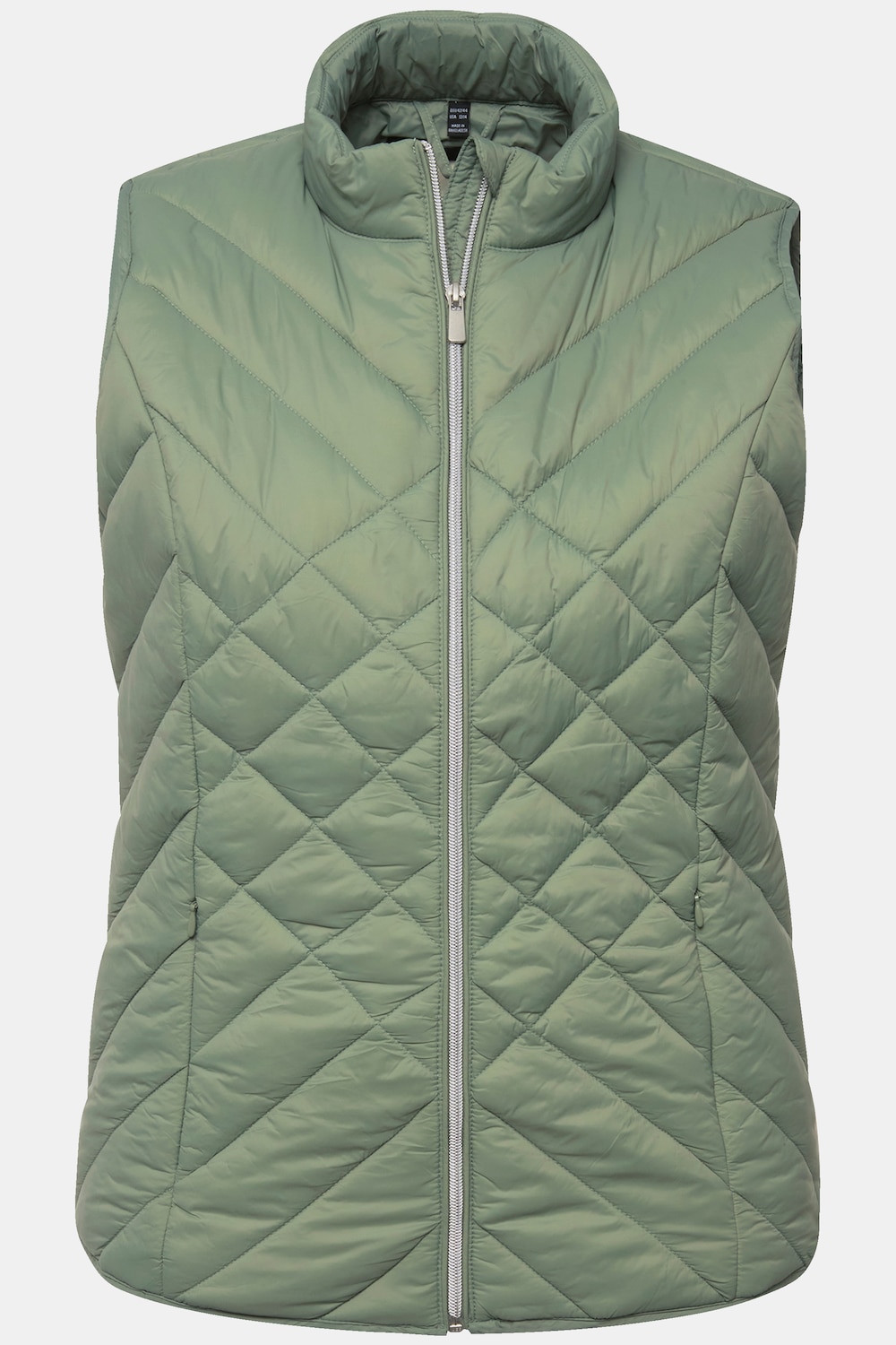 Stora storlekar HYPRAR Quiltad väst i vattenavvisande, Dam, grå, storlek: 42/44, Polyester, Ulla Popken