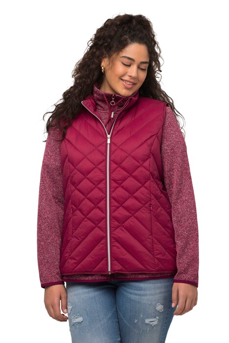 HYPRAR prošívaná vesta, vodoodpudivá, stojáček, recyklovaný materiál