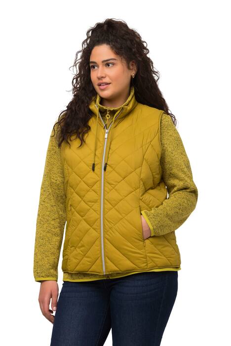 HYPRAR prošívaná vesta, vodoodpudivá, stojáček, recyklovaný materiál