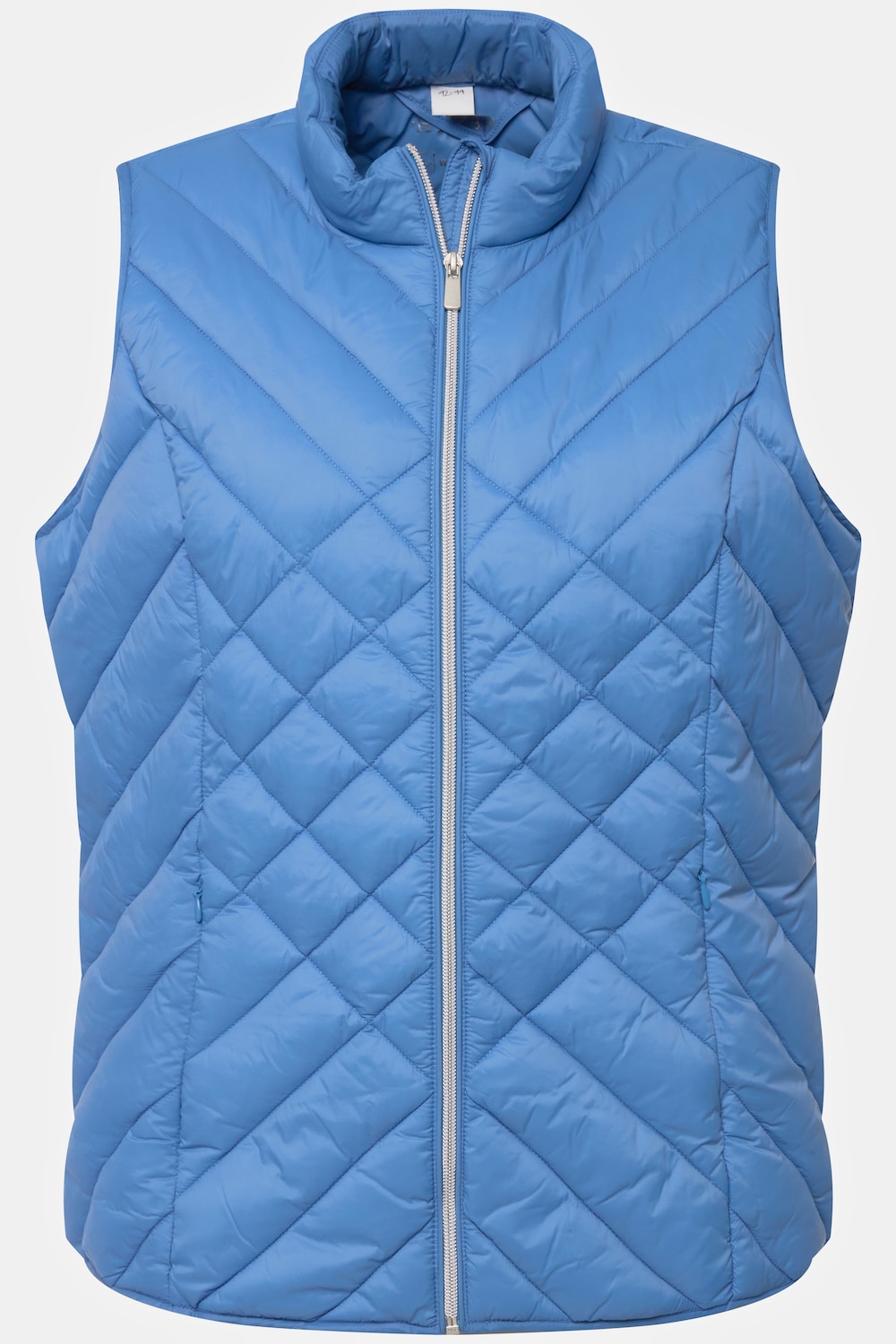 Stora storlekar HYPRAR Quiltad väst i vattenavvisande, Dam, blå, storlek: 46/48, Polyester, Ulla Popken