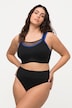 Slip midi con orlo alto
