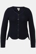 Cardigan style tenue traditionnelle tyrolienne, coupe cintrée, col rond, ourlet arrondi