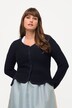 Cardigan style tenue traditionnelle tyrolienne, coupe cintrée, col rond, ourlet arrondi