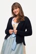 Cardigan style tenue traditionnelle tyrolienne, coupe cintrée, col rond, ourlet arrondi