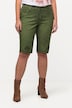 Bermudas vaqueras de uniforme Mandy, aspecto usado, bordado