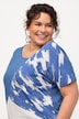 T-shirt, asymmetrische hals, korte mouwen, biologisch katoen