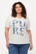 T-shirt, PURE, col V, manches courtes, coton bio