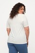 T-shirt, PURE, col V, manches courtes, coton bio