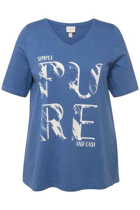 Tričko, PURE, výstřih do V, krátké rukávy, biobavlna