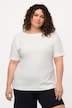 T-shirt, oversized, ronde hals, korte mouwen, biologisch katoen