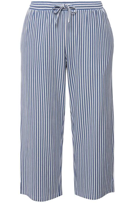 Pyžamové šortky, pruhy, rovné nohavice, biobavlna