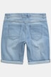 Bermuda ventre confort en jean. 5 poches. Matière ultra-stretch