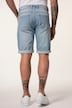 Bermuda ventre confort en jean. 5 poches. Matière ultra-stretch