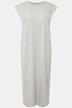 Jersey-Midikleid, oversized, ärmellos, Seitenschlitze