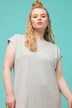 Jersey-Midikleid, oversized, ärmellos, Seitenschlitze