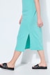 Jersey-Midikleid, oversized, ärmellos, Seitenschlitze