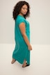 Jersey-Midikleid, oversized, ärmellos, Seitenschlitze