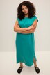 Jersey-Midikleid, oversized, ärmellos, Seitenschlitze