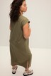 Classic Cap Sleeve Oversized  Fit Jersey Dress