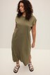 Classic Cap Sleeve Oversized  Fit Jersey Dress