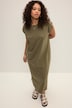 Classic Cap Sleeve Oversized  Fit Jersey Dress