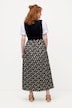 Dirndl, Blüten, Bindeband, Carree-Ausschnitt, ärmellos