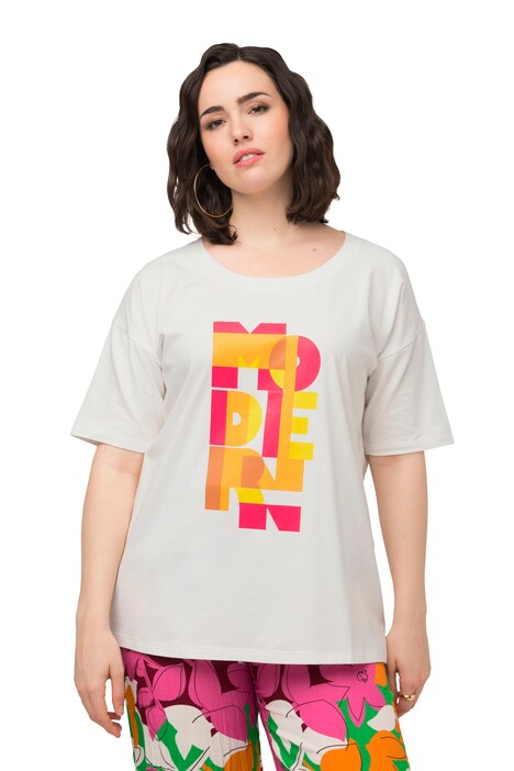 Tričko, nápis, Regular střih, kulatý výstřih, krátké rukávy