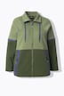 Sweatjacke, zweifarbig, Stehkragen, Reißverschlusstaschen