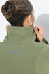 Sweatjacke, zweifarbig, Stehkragen, Reißverschlusstaschen