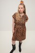 Clever Leopard Print Elastic Waist Dress
