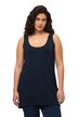 Top, dělená ramínka, A střih, kulatý výstřih, bez rukávů
