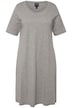 Žerzejové šaty, A střih, kulatý výstřih, krátké rukávy, kapsy